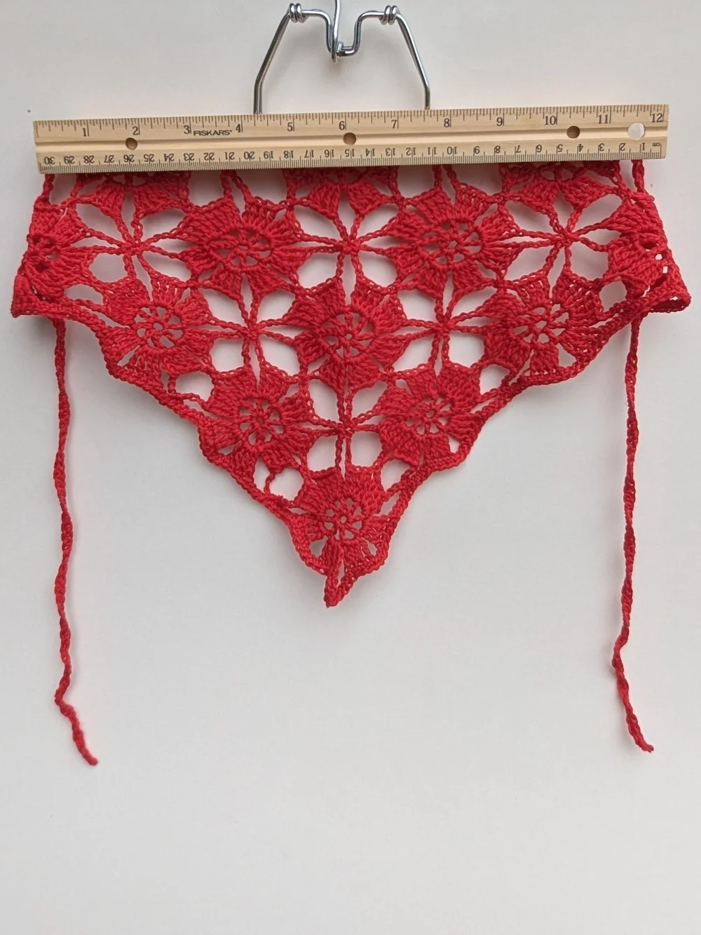 Crochet Floral Lace Headscarf Bandana Kerchief - 5 Colors Available